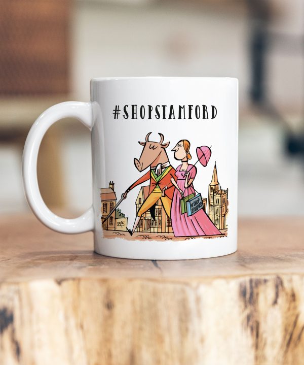 Ceramic Mug: #Shopstamford